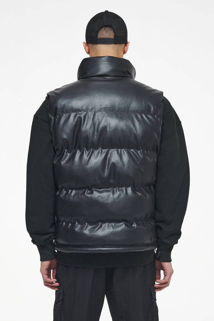Pegador Arid Faux Leather Vest Black Ink Bis zu 60% Rabatt