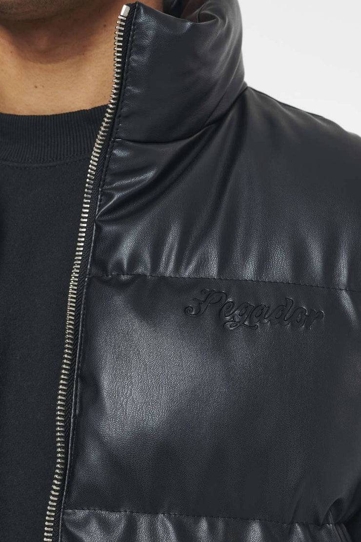 Pegador Arid Faux Leather Vest Black Ink Bis zu 60% Rabatt