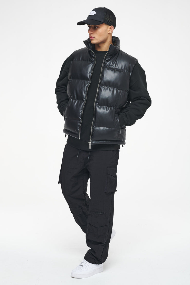 Pegador Bonac Baggy Track Pants Black Nur für heute