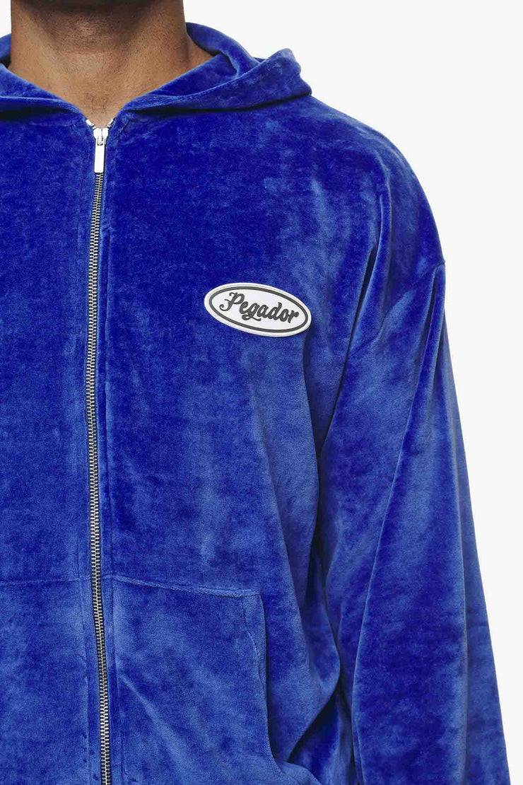 Pegador Weaver Oversized Velour Jacket Magic Violet Discount Store für neue Produkte