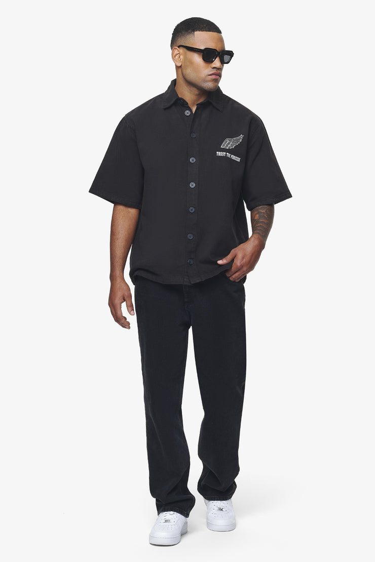 Pegador Skyler Denim Shirt Black Ink Nur noch ein Tag übrig