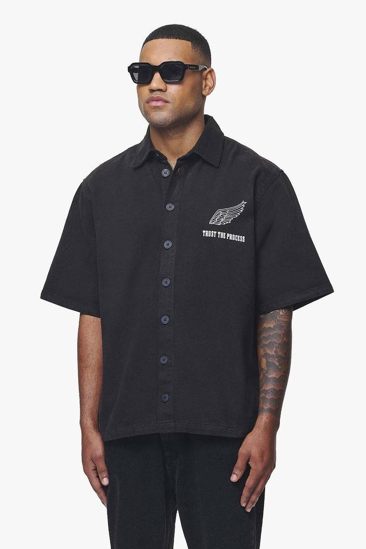 Pegador Skyler Denim Shirt Black Ink Nur noch ein Tag übrig