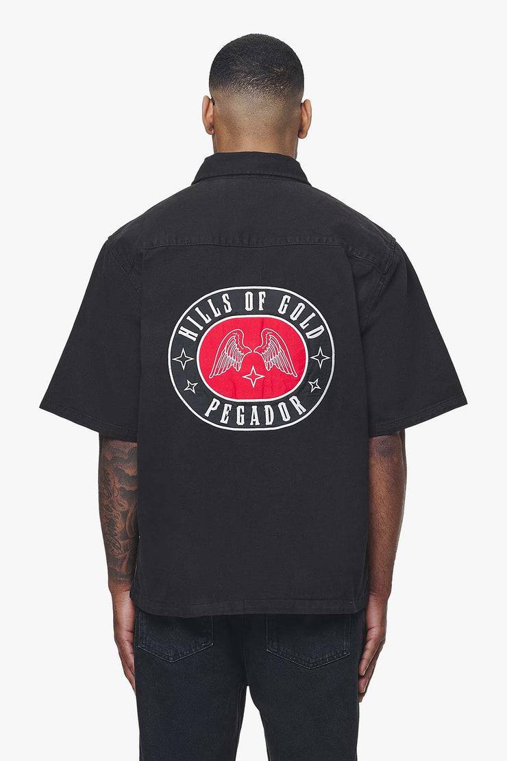 Pegador Skyler Denim Shirt Black Ink Nur noch ein Tag übrig