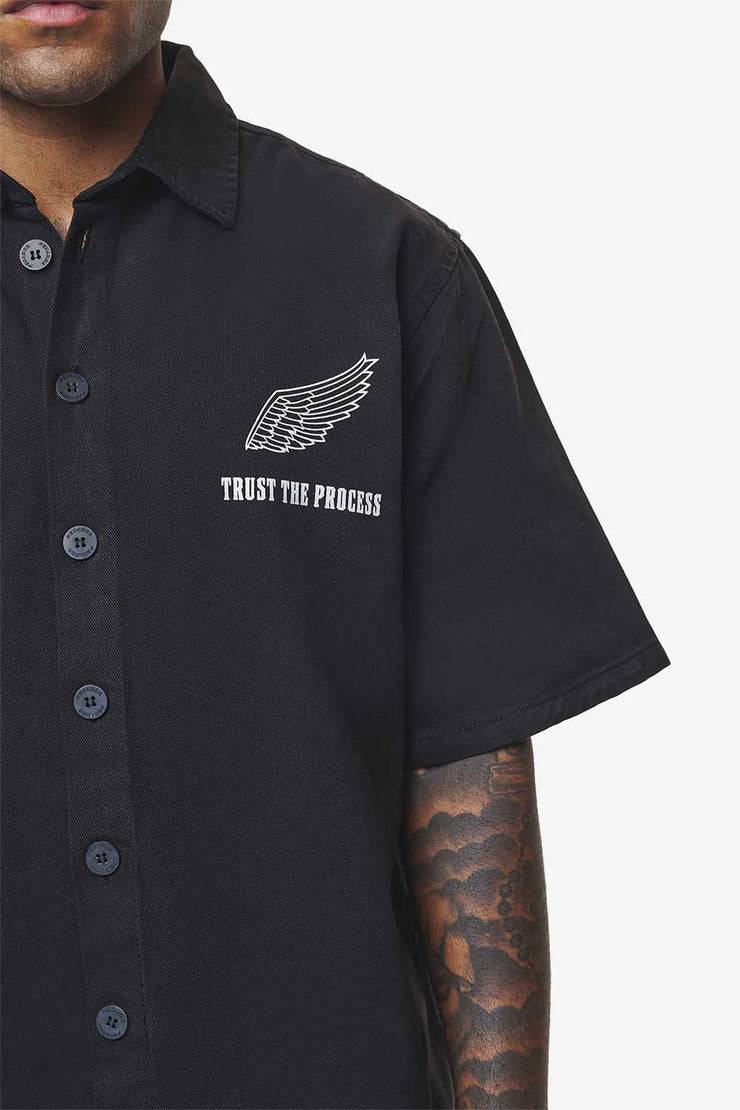Pegador Skyler Denim Shirt Black Ink Nur noch ein Tag übrig