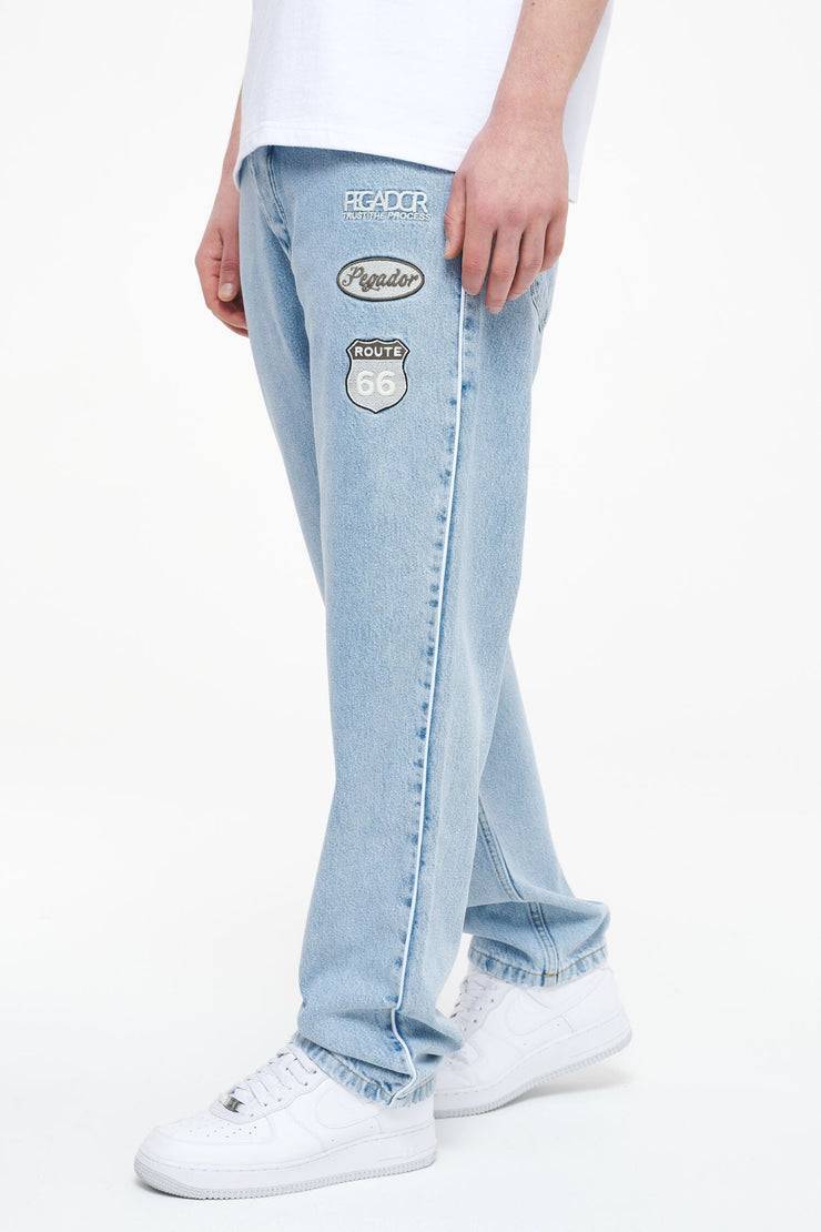 Pegador Vanness Baggy Jeans Washed Blue 50% Rabatt mit kostenlosem Versand