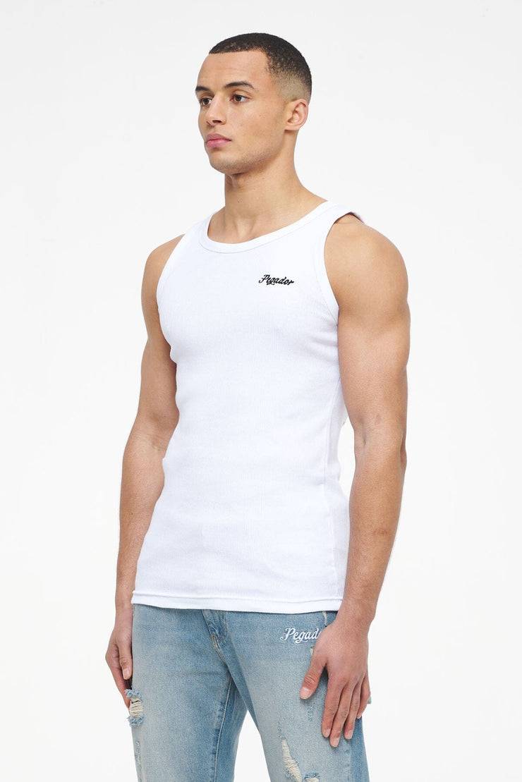 Pegador Adera Rib Undershirt White 50% Rabatt für begrenzte Zeit
