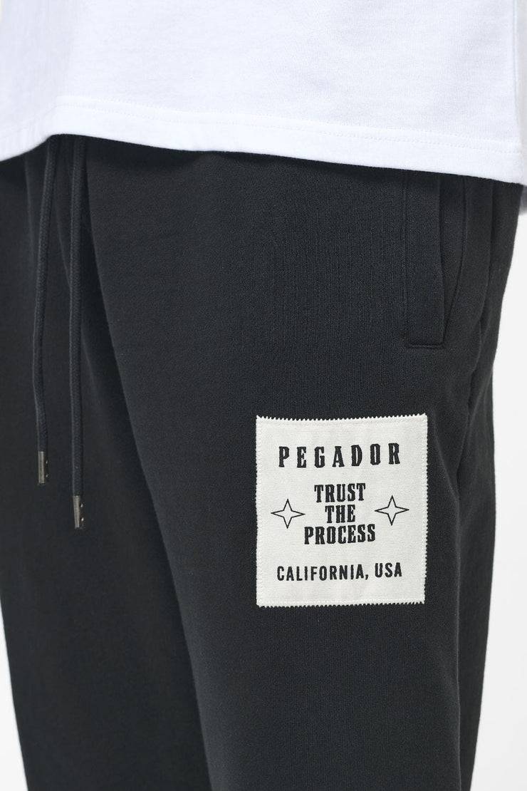 Pegador Galt Heavy Sweat Pants Vintage Washed Black Ink Online