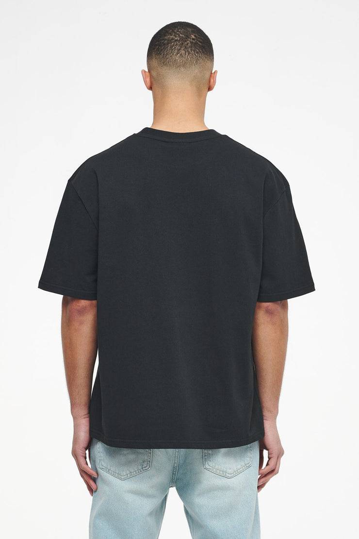 Pegador Reid Oversized Tee Vintage Washed Black Ink Outlet