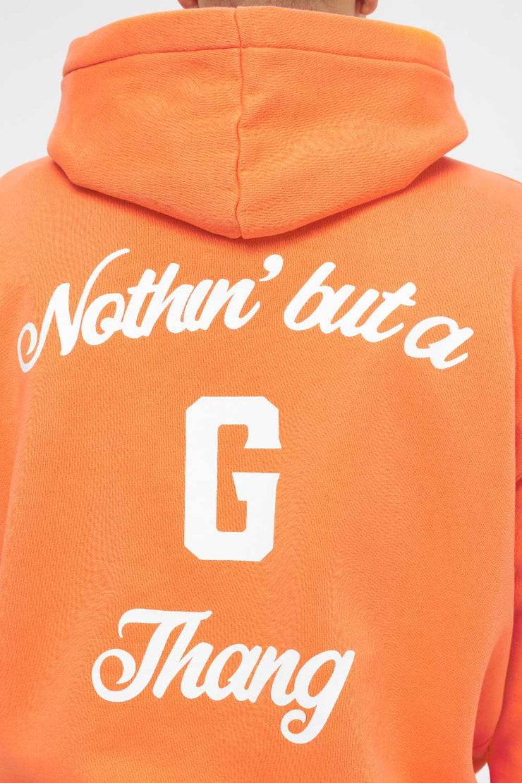 Pegador Skena Oversized Hoodie Vintage Washed Sunrise Orange Verkauf