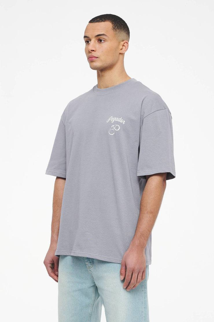 Pegador Skena Oversized Tee Vintage Washed Dusk Grey Angebote