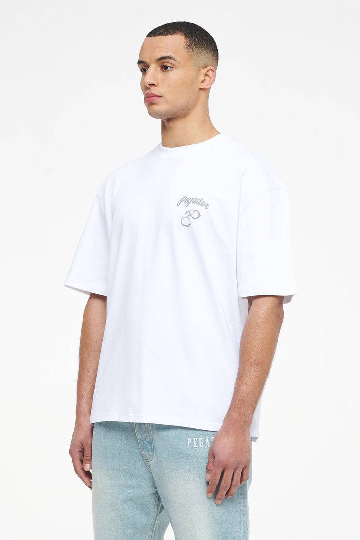 Pegador Skena Oversized Tee White Hotsell