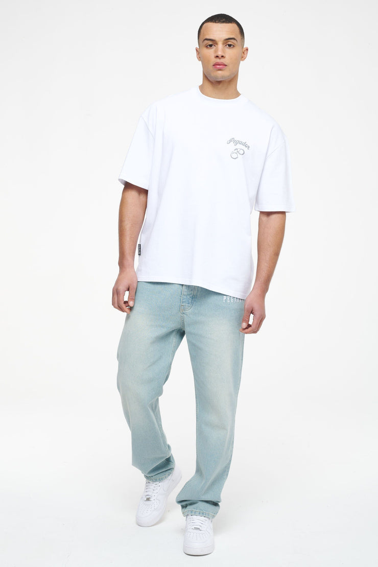 Pegador Skena Oversized Tee White Hotsell