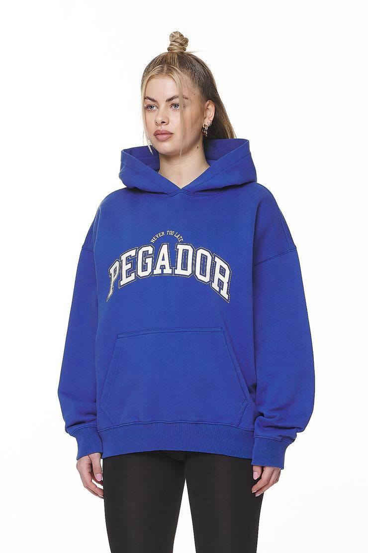 Pegador Wayruna Oversized Hoodie Washed True Blue Fabrikverkauf