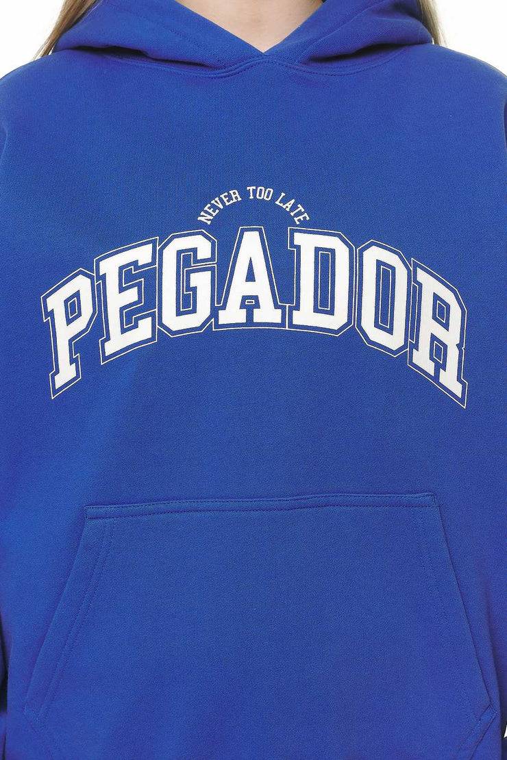 Pegador Wayruna Oversized Hoodie Washed True Blue Fabrikverkauf