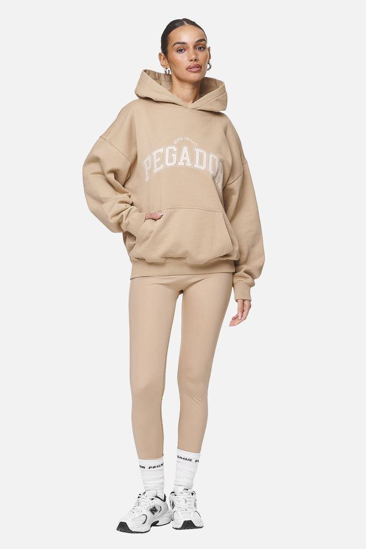 Pegador Wayruna Oversized Hoodie Washed Safari Sand Meist gekauft