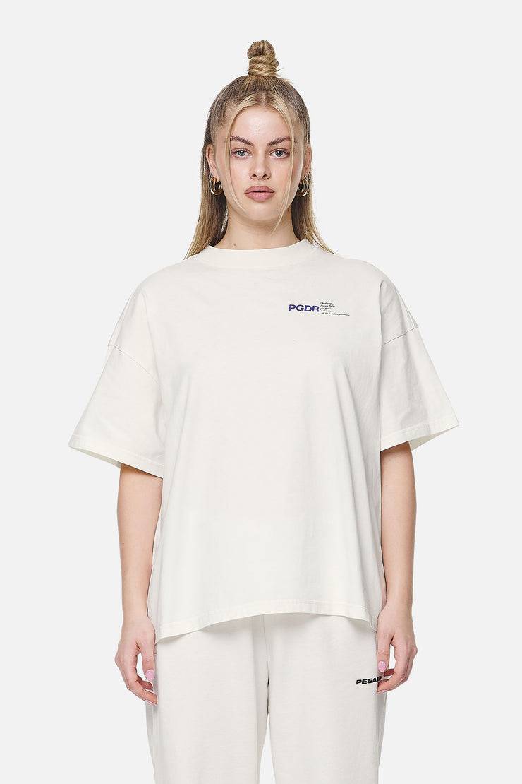 Pegador Habana Heavy Oversized Tee Washed Coconut Milk Limitierter Zeitrabatt