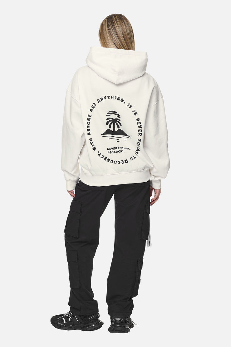 Pegador Palmyra Oversized Hoodie Washed Coconut Milk Sonderangebot