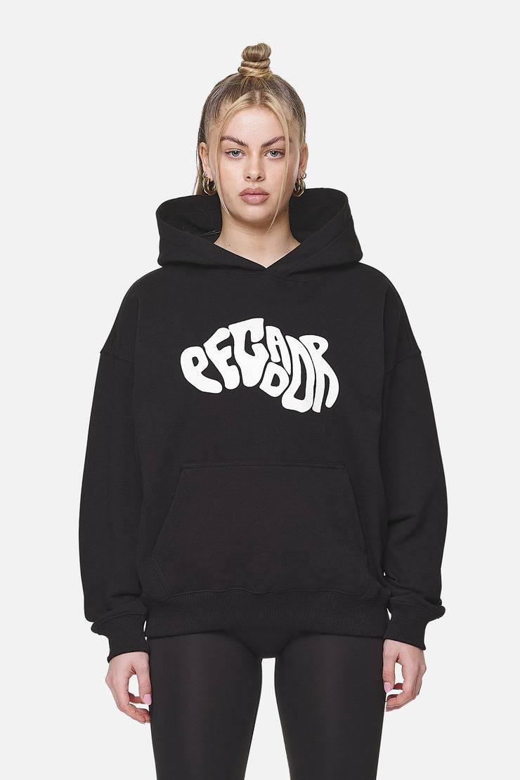 Pegador Paluma Oversized Hoodie Black Begrenztes Angebot