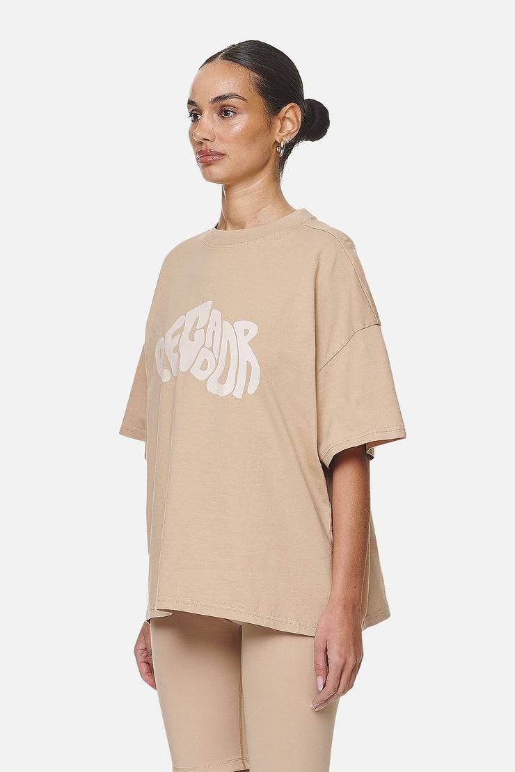 Pegador Paluma Heavy Oversized Tee Washed Safari Sand Exklusivangebot