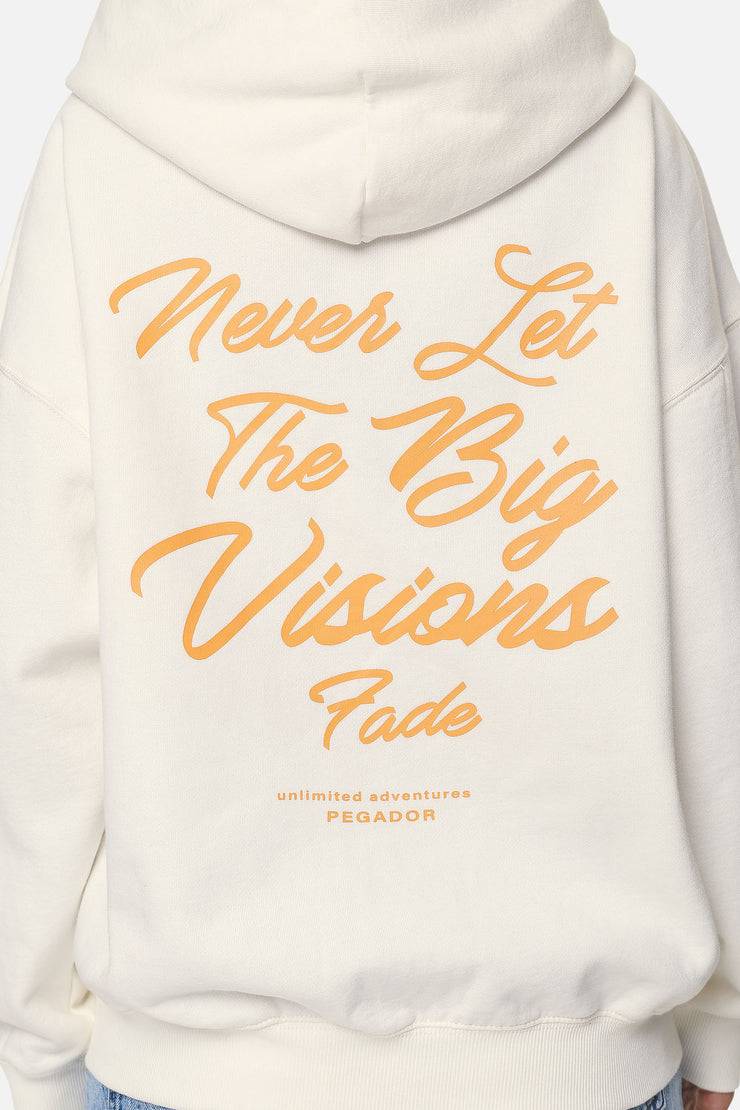 Pegador Berri Oversized Zip Hoodie Washed Coconut Milk Preisnachlass