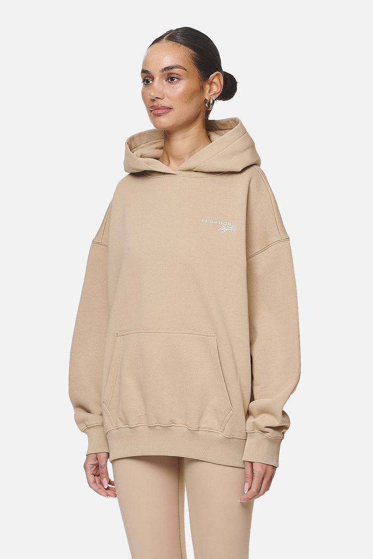 Pegador Berri Oversized Hoodie Washed Safari Sand Saisonschlussverkauf