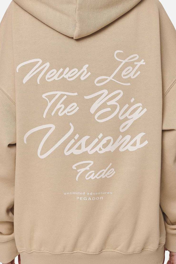 Pegador Berri Oversized Hoodie Washed Safari Sand Saisonschlussverkauf