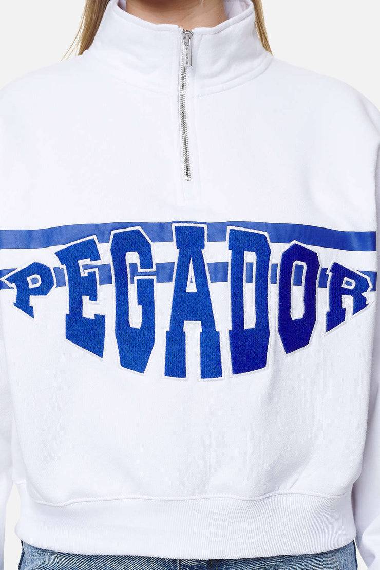 Pegador Sarina Oversized Halfzip Sweater White Osterangebot
