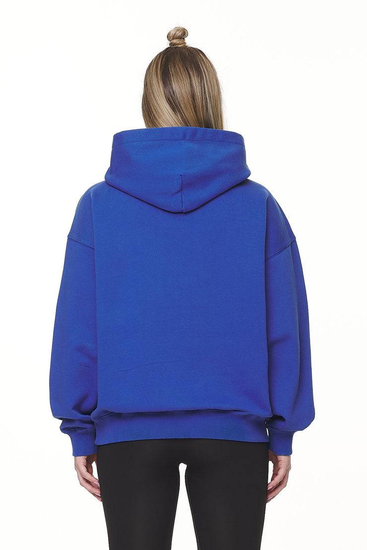 Pegador Clarita Logo Oversized Hoodie Washed True Blue White Gum Blitzangebot