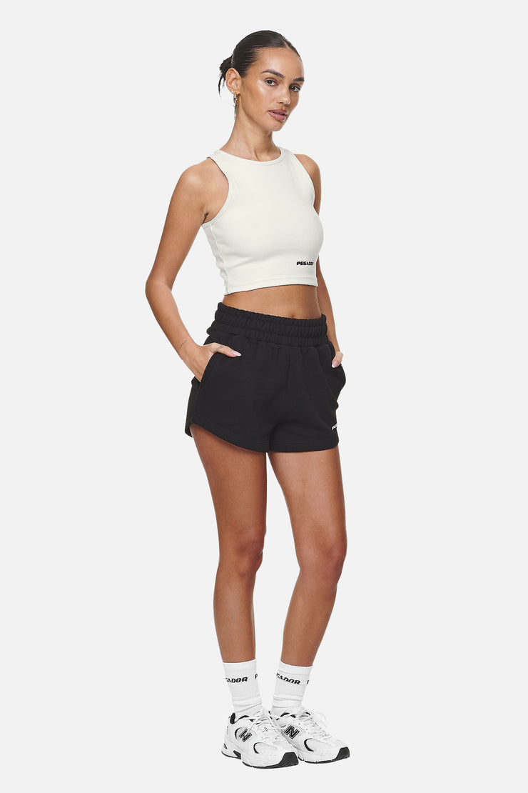 Pegador Ayla Crop Top Washed Coconut Milk Black Große Rabatte