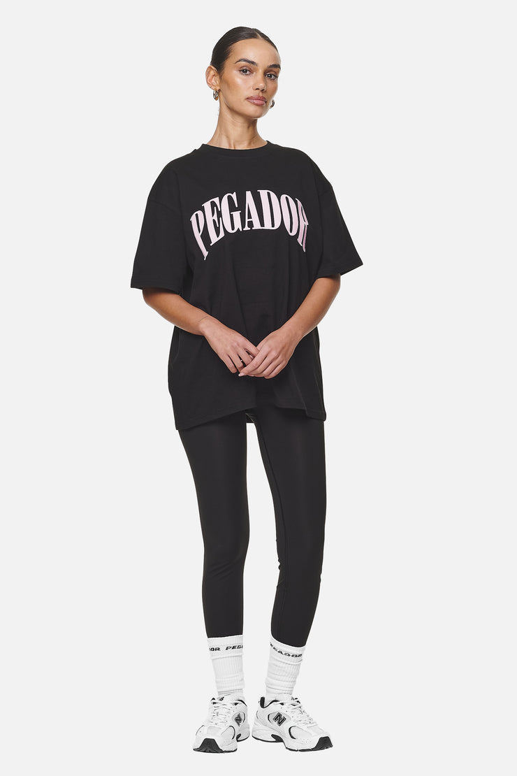 Pegador Miami Oversized Tee Black Flamingo Bestseller