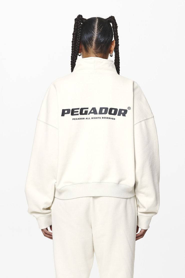 Pegador Vuku Logo Oversized Halfzip Washed Salty Cream Saisonale Angebote