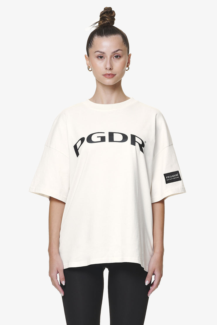 Pegador Troms Heavy Oversized Tee Washed Salty Cream Wochenangebot