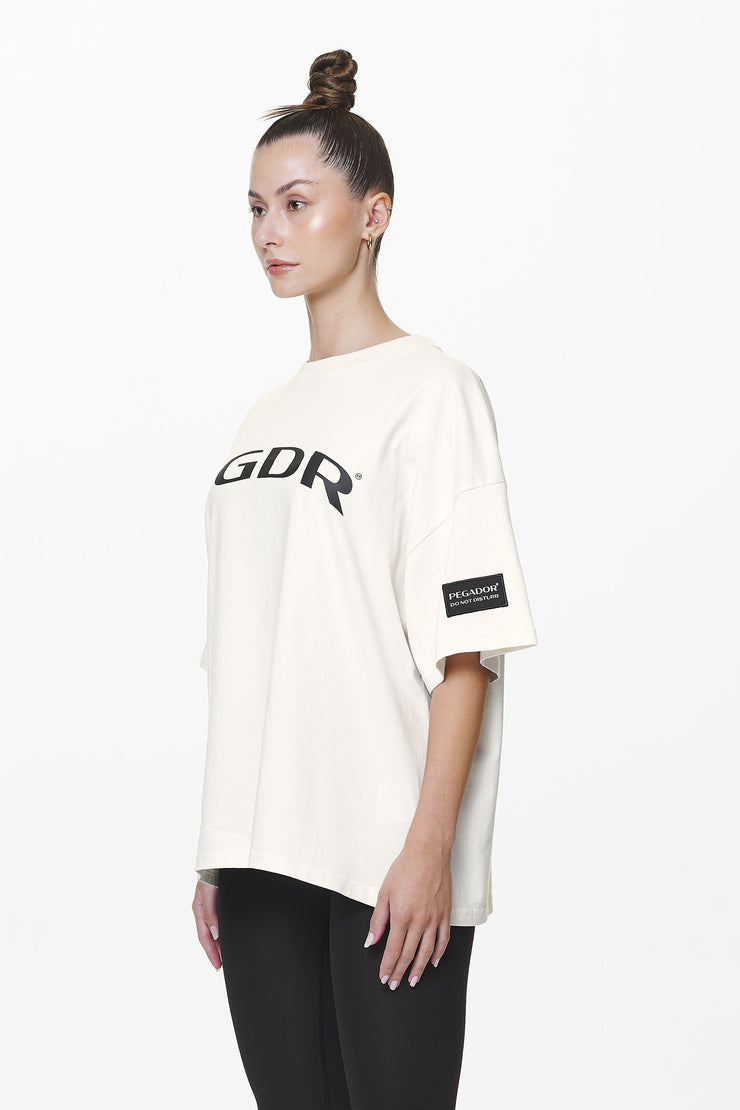 Pegador Troms Heavy Oversized Tee Washed Salty Cream Wochenangebot