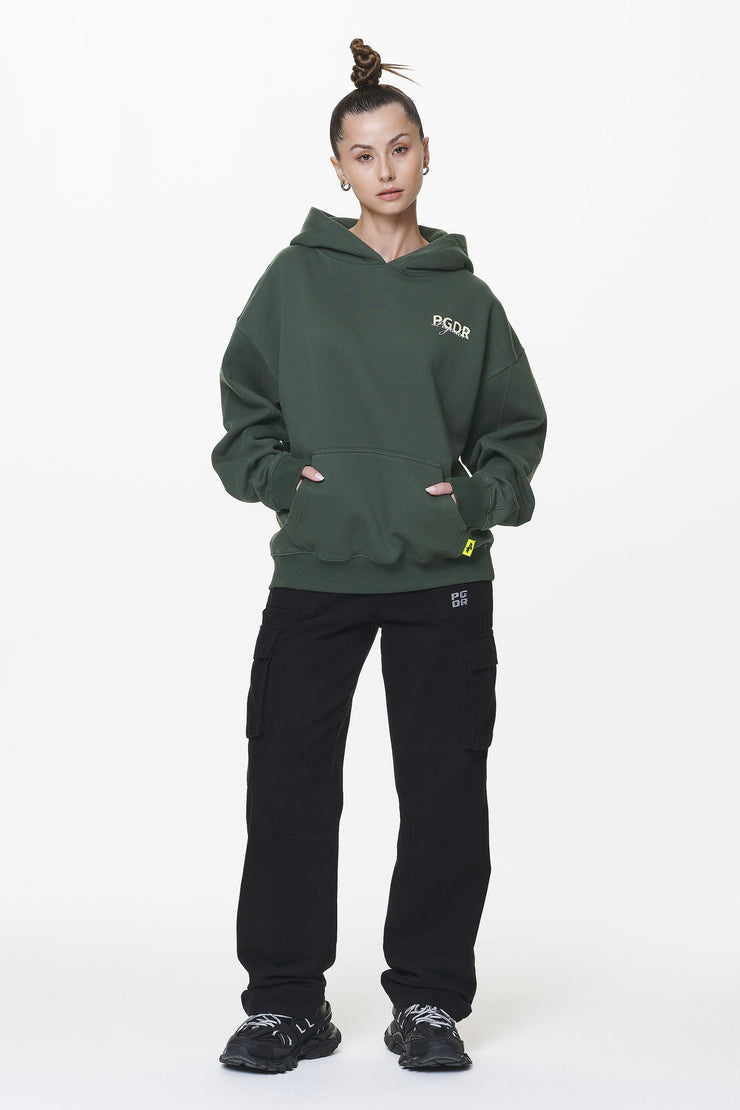 Pegador Sona Oversized Hoodie Washed Sage Green Begrenzte Freigabe