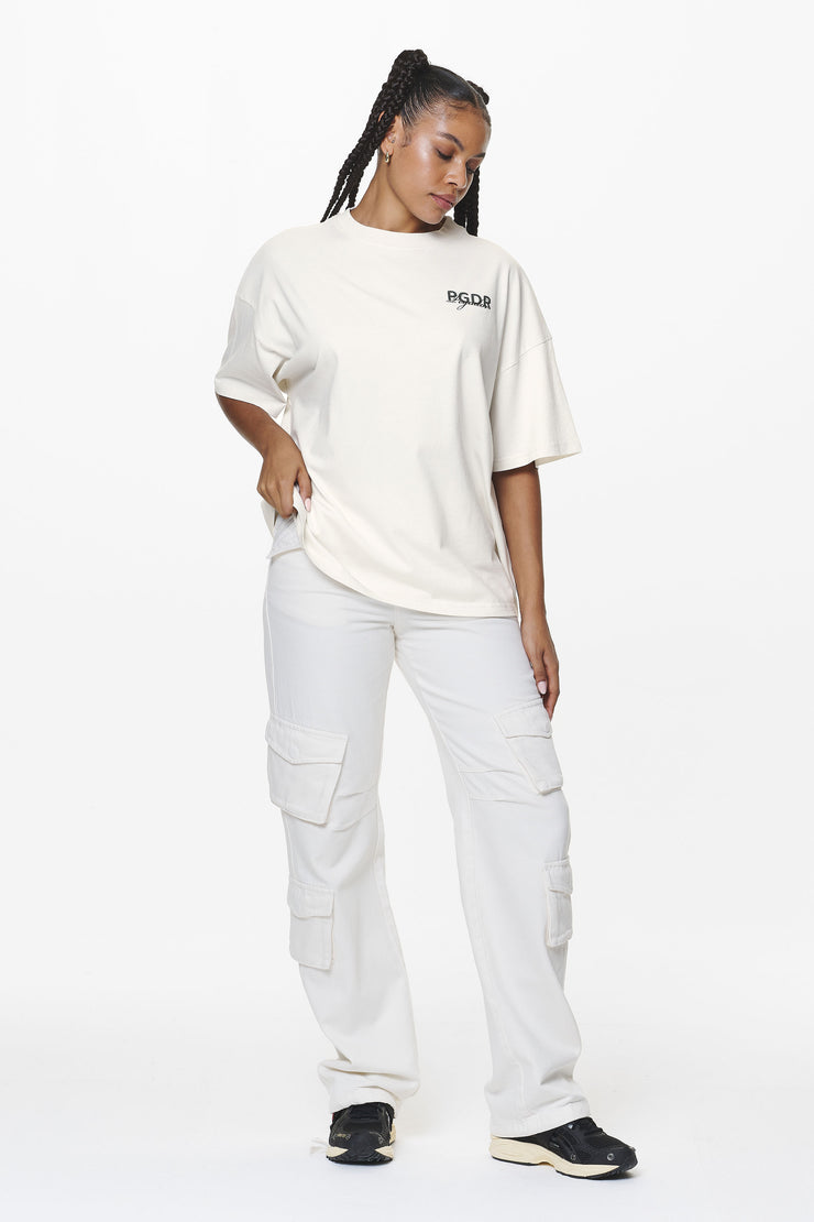 Pegador Sona Heavy Oversized Tee Washed Salty Cream Letzte 3 Tage