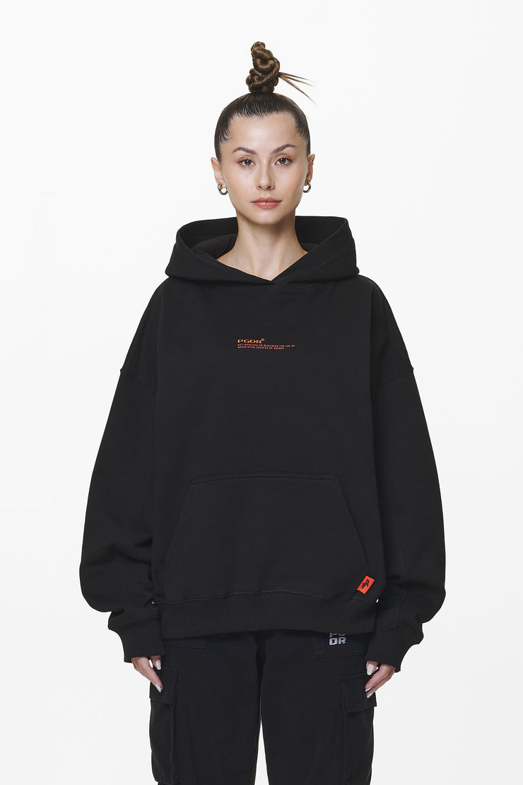 Pegador Navisk Oversized Hoodie Black Nur für heute