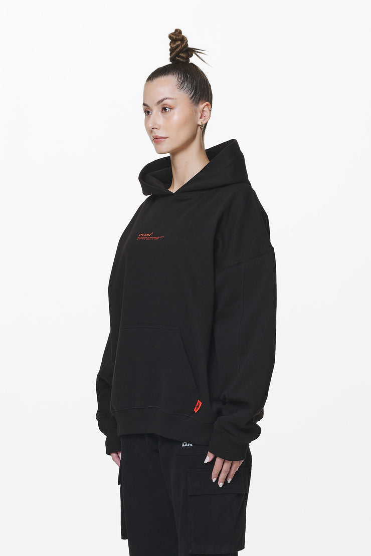 Pegador Navisk Oversized Hoodie Black Nur für heute