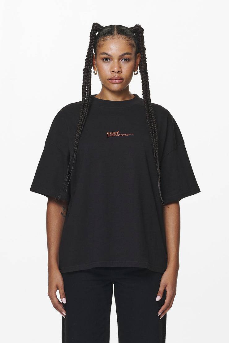 Pegador Navisk Heavy Oversized Tee Black Bis zu 55% Rabatt