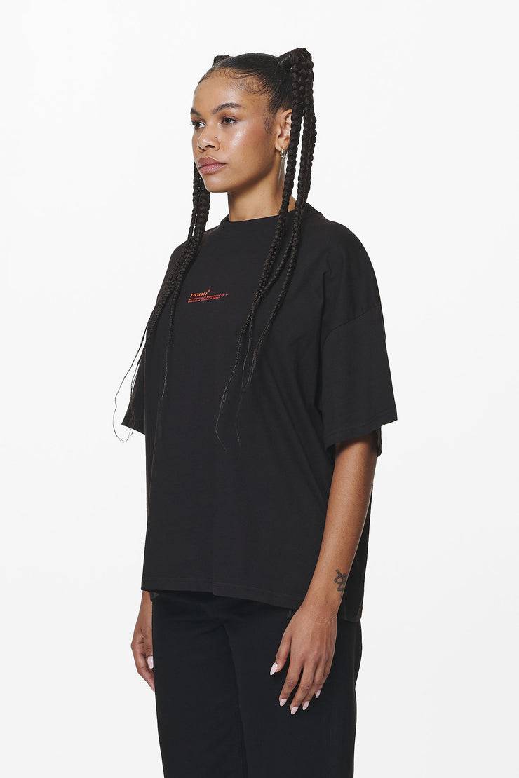 Pegador Navisk Heavy Oversized Tee Black Bis zu 55% Rabatt