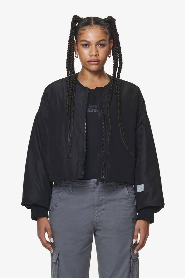 Pegador Floro Volume Puffer Bomber Jacket Black 50% Rabatt für begrenzte Zeit