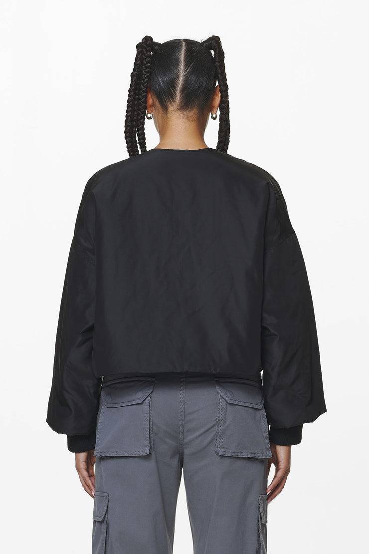 Pegador Floro Volume Puffer Bomber Jacket Black 50% Rabatt für begrenzte Zeit