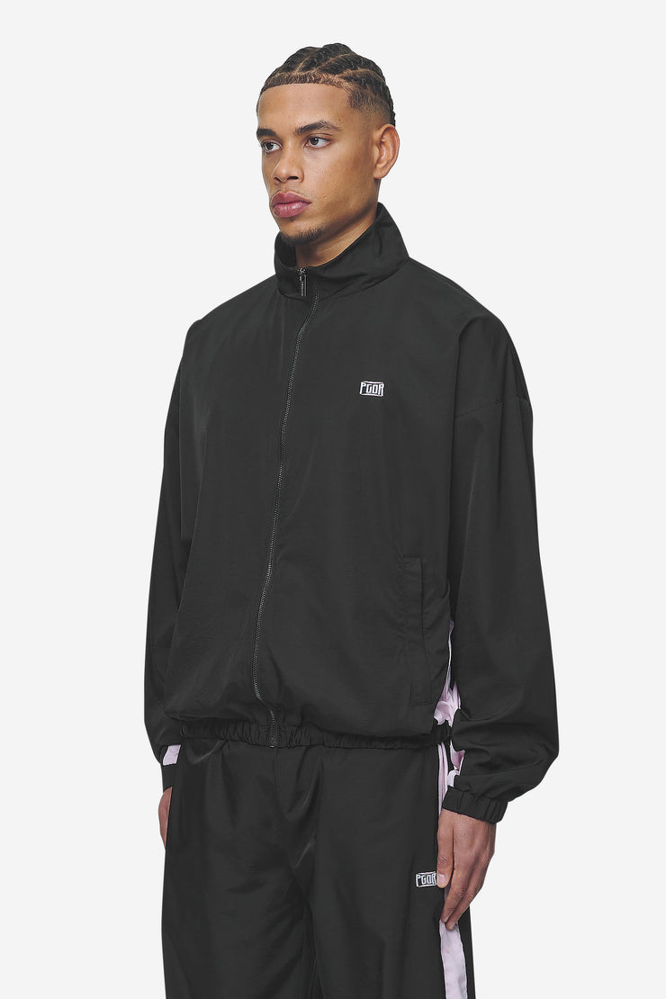 Pegador Stow Boxy Track Jacket Black Bubblegum Outlet