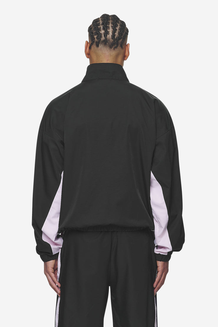 Pegador Stow Boxy Track Jacket Black Bubblegum Outlet