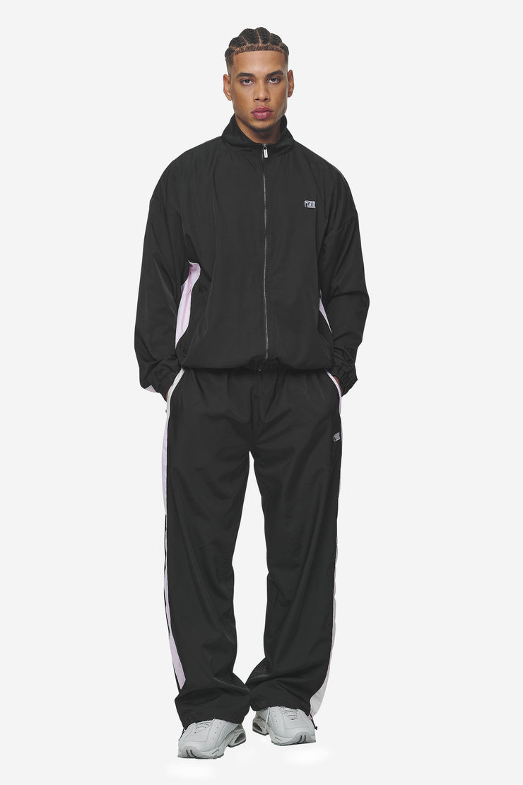 Pegador Stow Boxy Track Jacket Black Bubblegum Outlet