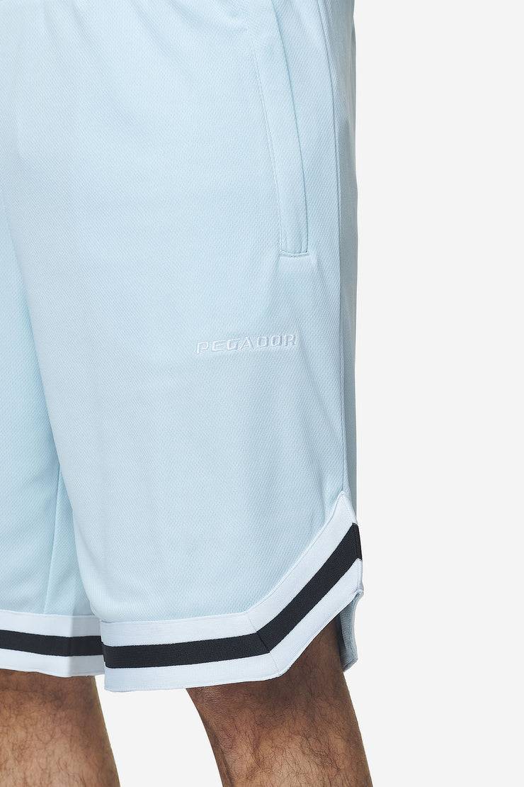 Pegador Lansing Basketball Shorts Baby Blue Schlussverkauf