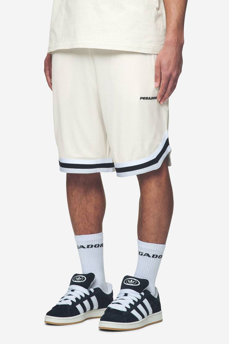 Pegador Lansing Basketball Shorts Salty Cream Fabrikverkauf