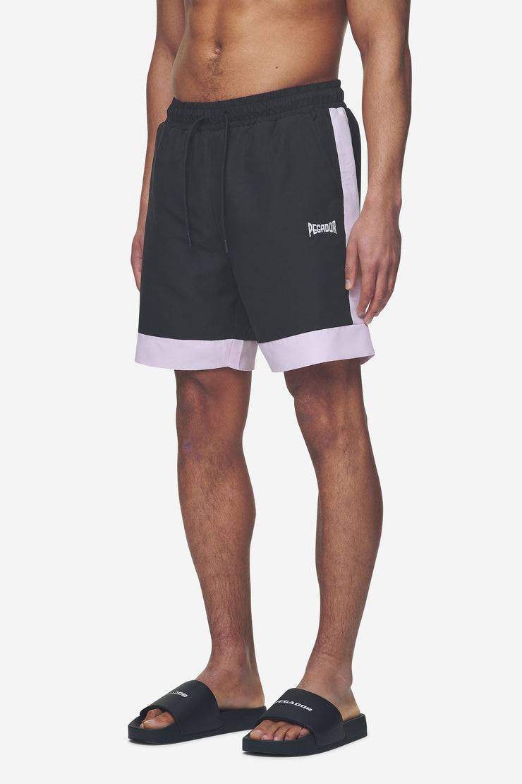 Pegador Vicente Swim Shorts Black Bubblegum Kostenloser Versand