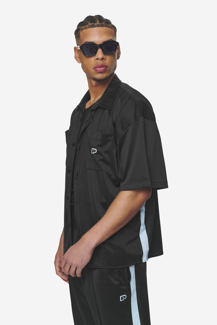 Pegador Zeno Boxy Shirt Black Baby Blue Versandkostenfrei