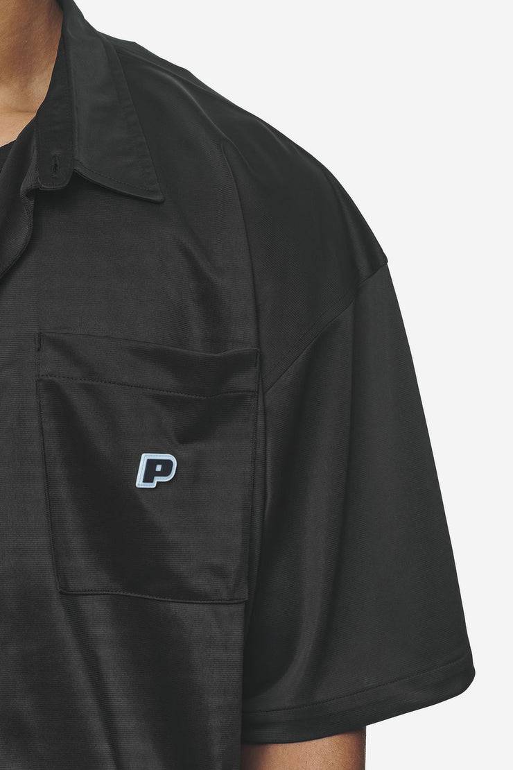 Pegador Zeno Boxy Shirt Black Baby Blue Versandkostenfrei