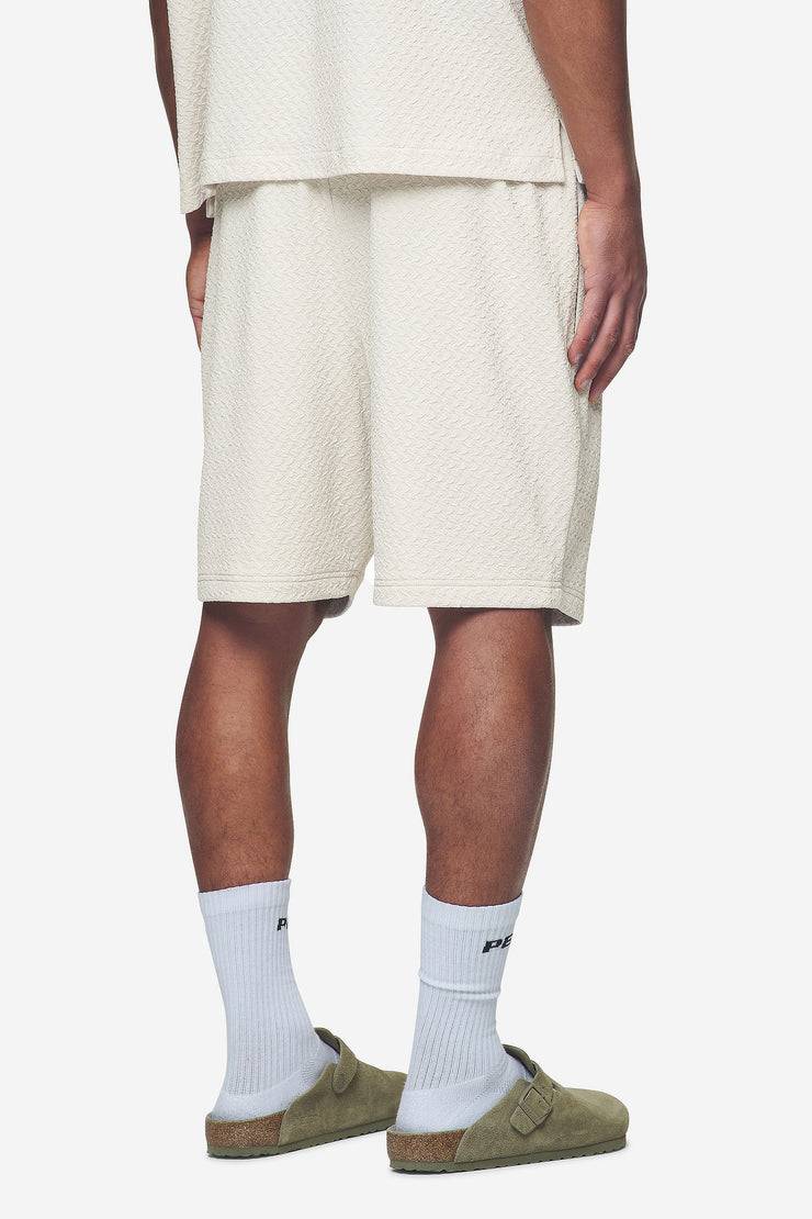 Pegador Wyton Structured Summer Shorts Salty Cream Online Shopping